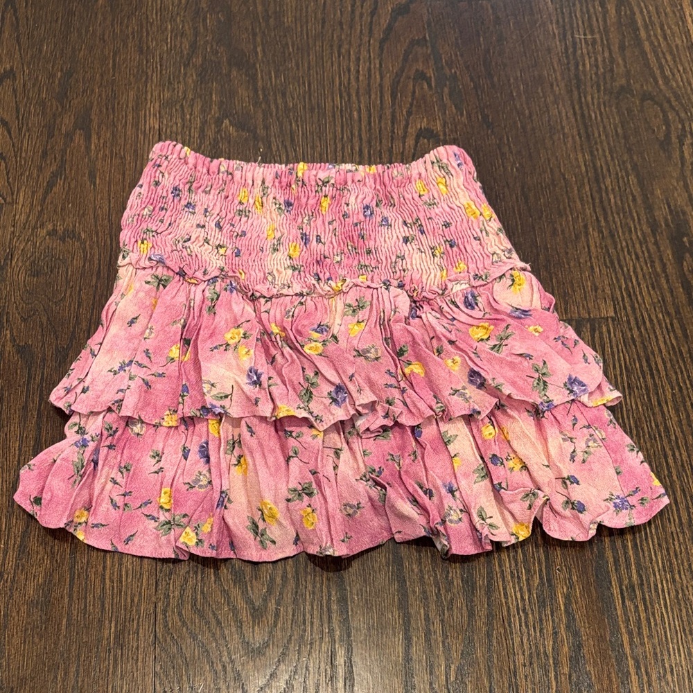 Zara Girl’s Pink Floral Skirt Size 10